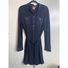 Tory Burch black popover Suzette dress, size large