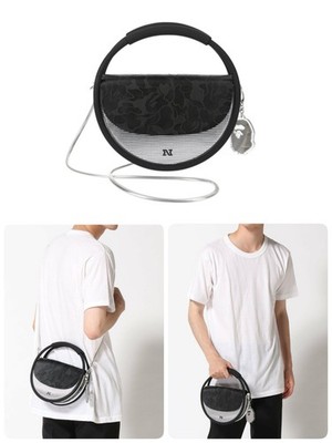 A Bathing Ape BAPE X NANA-NANA HOOP 1I72-189-903 Black shoulder bag