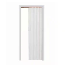 48 In. X 96 In. Express One Vinyl White Accordion Door