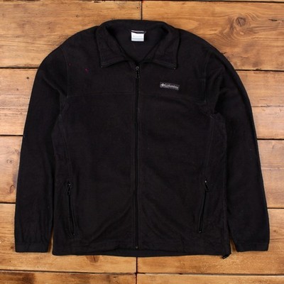 Vintage Columbia Outdoorjacke L Fleece schwarz