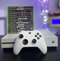 Xbox One S Bundle Official Red Controller Game of your choice & All Cable