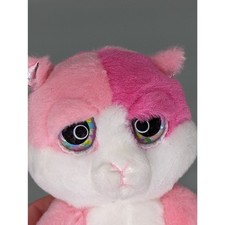 Russ Lil Peepers Paris Pink Hamster Sparkle Star Feet 6  Stuffed Animal