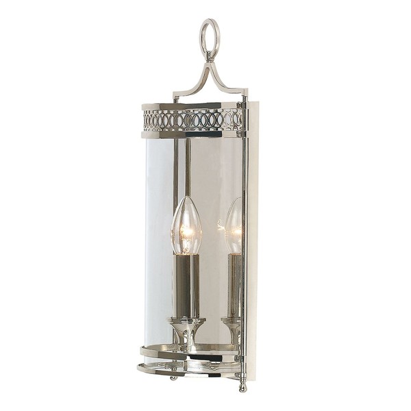 Rustikale Wandleuchte Kupola In Nickel Ornamente Wohnzimmer Schlafzimmer Lampe-image