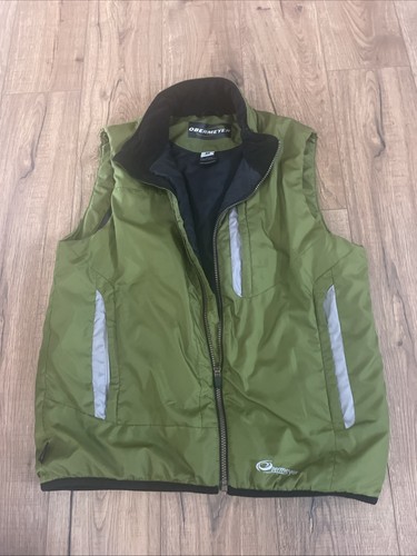 Obermeyer Permeyer green full-zip Ski Snow Packable Winter vest - Men’s M