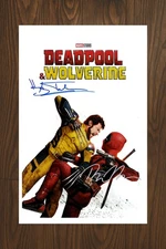 DEADPOOL & WOLVERINE Signed Movie Poster 11x17 with COA - Authentic Memorabilia