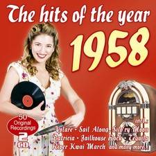 Various Artists The Hits Of The Year 1958 (2cd) 2CD New 4260320876150