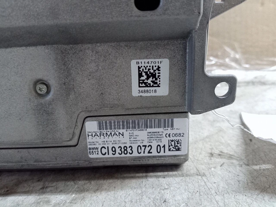 Audio Equipment Radio 2 Din Size Fits 14-17 BMW 535i GT 272242 Foto 2 de 4