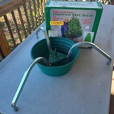 Stand Strait Straight Super Christmas Tree Stand System 6-7 Ft Tree USA