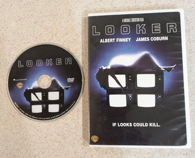 Looker DVD 1981 Thriller Michael Crichton Albert Finney James Coburn Tested OOP