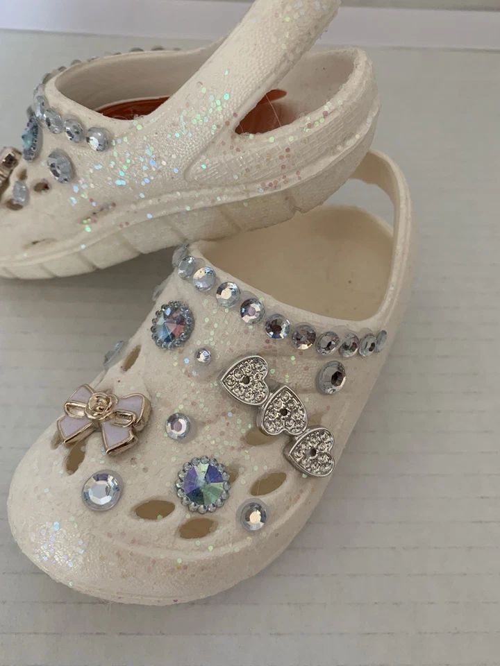 Zapatos de cocodrilo Bling Charm para bebé/niño pequeño (talla 4) Foto 2 de 4