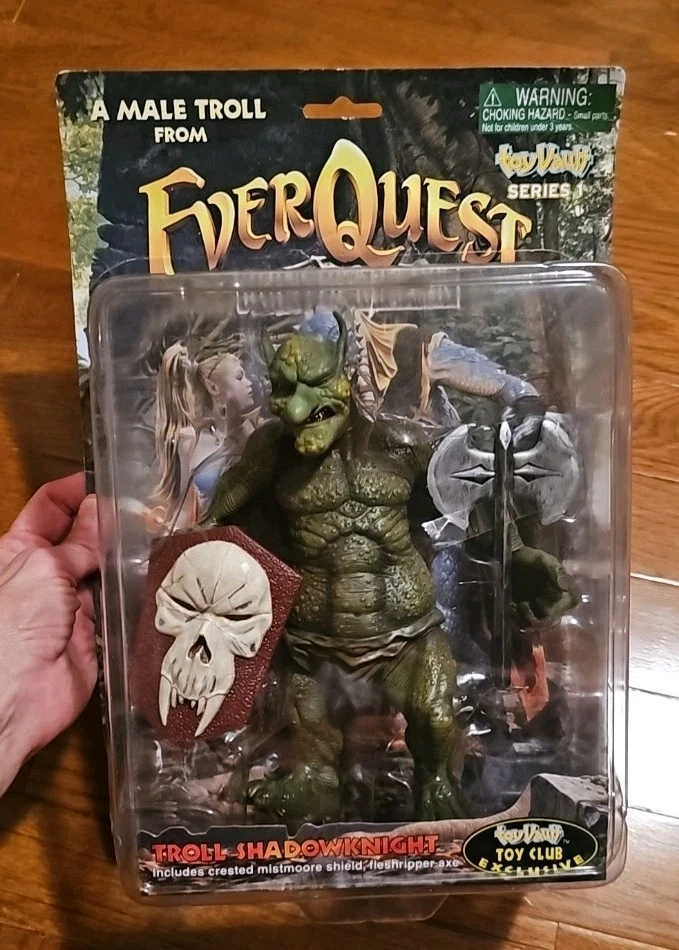 Figura de acción EvezBeadz Vintage 2000 EverQuest Troll Toy Vault EQ010 caja nueva Foto 4 de 4