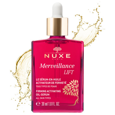 Nuxe Merveillance Lift And Smooth Anti-Aging Face Serum Micro-Algae Oil For