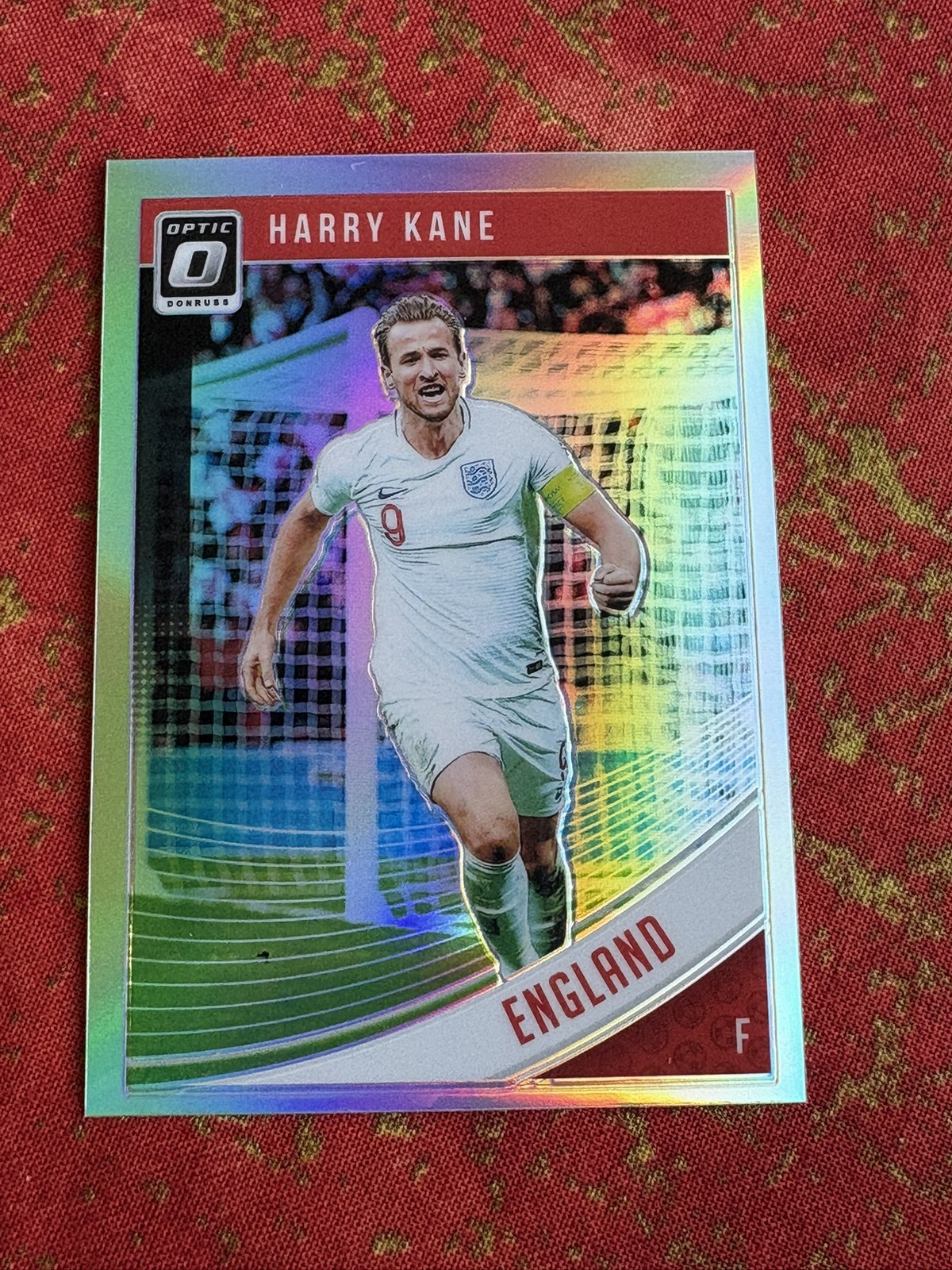 2018 Panini Donruss Soccer Harry Kane Optic Holo Prizm #123 England