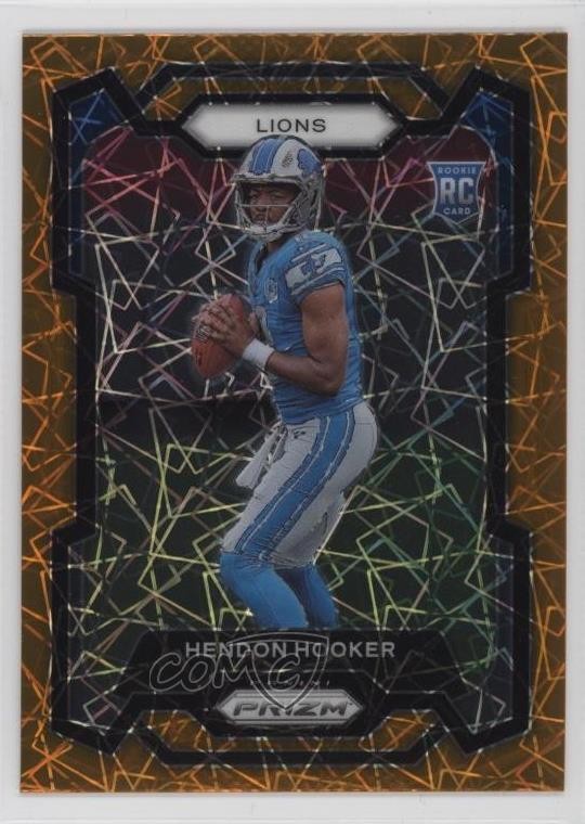 2023 Panini Prizm Rookies Lazer Prizm Hendon Hooker #329 1rj5