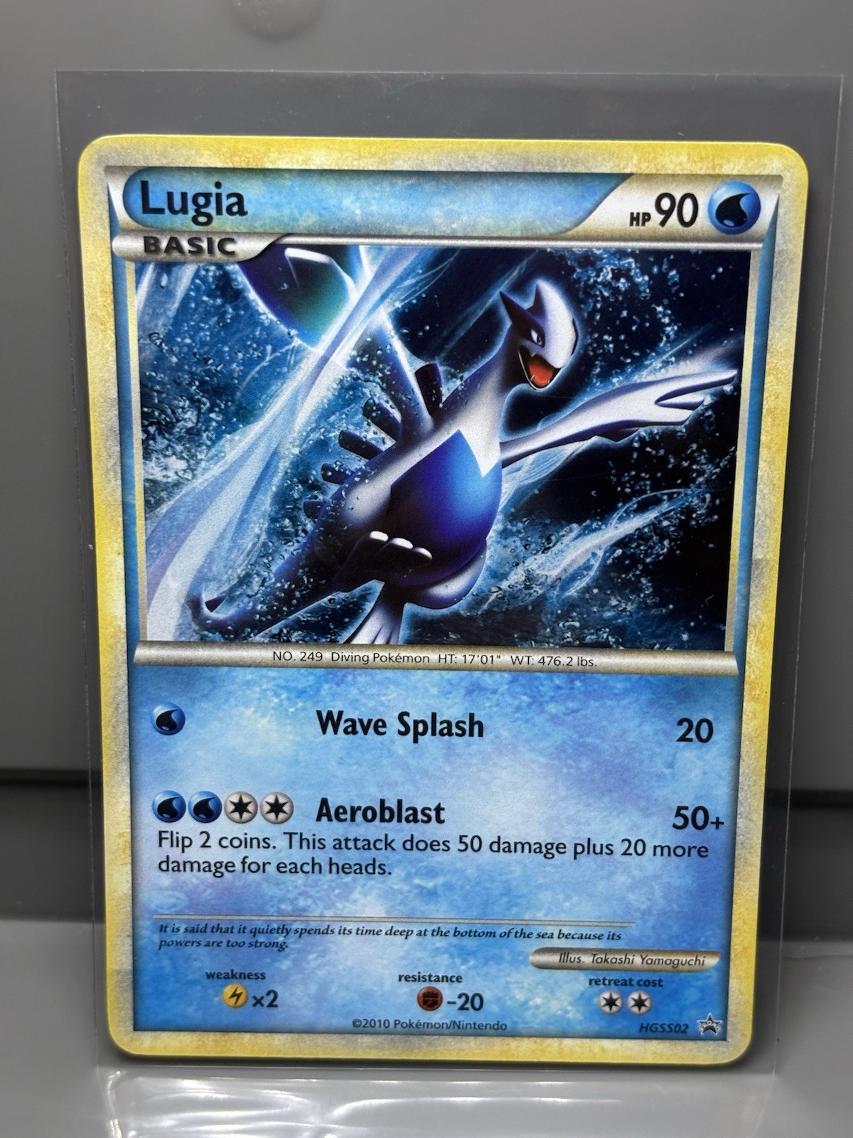 Pokemon TCG Lugia - HGSS02 - Holo Promo Heart Gold Soul Silver