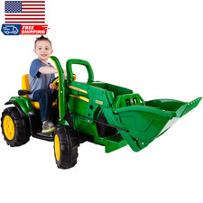 John Deere Ground Loader 12-volt Battery-powered Ride-on