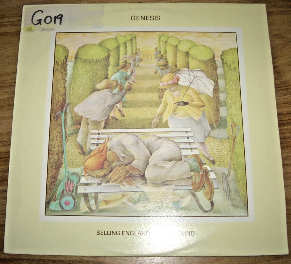 GENESIS *OZ PROMO & Insert 12" LP ' SELLING ENGLAND BY THE POUND ' 1985 EXC - Image 4 of 4