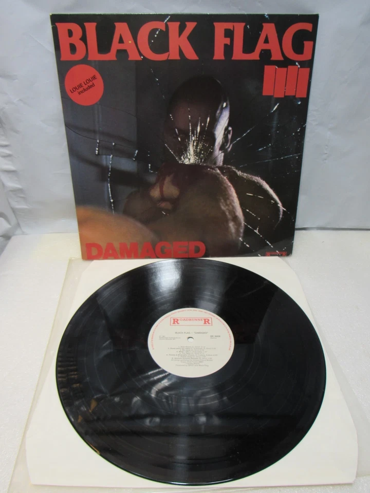 BLACK FLAG Damaged ORIGINAL 1982 LP Vinyl Album Unicorn Punk Hardcore  X35JJ - Image 2 of 4