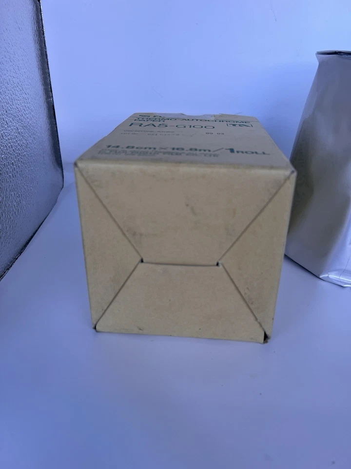 Raro Nuevo FujiFilm Papel Película Termo-Autocromo 14.8cm X 16.8m Rollo RA5-G100 BinP Foto 4 de 4