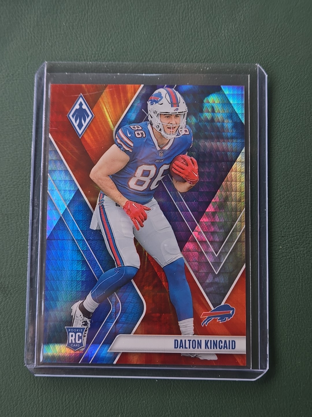 Dalton Kincaid 2023 Panini Phoenix #114 RC Bills Fire Burst Parallel 95/340