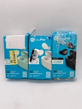 LOT of 3 JLab - GO POP+ True Wireless Earbuds - Mint, Cloud, Black