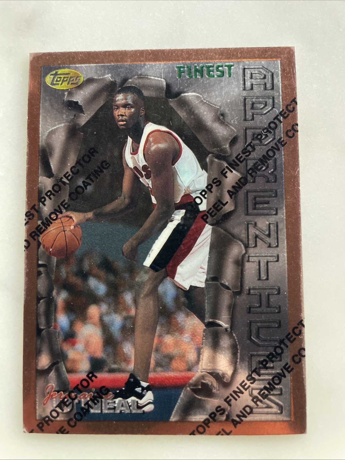 1996-97 Topps Finest - Common - Bronze Jermaine O'Neal #31 (RC)
