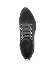 ADRIENNE VITTADINI Womens Black Grommets Lacing Theresa Leather Booties 8 M