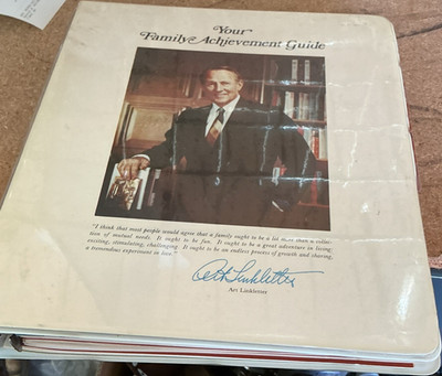 Family Achievement Institute Guide Binder - Family & Teens by Linkletter, Van D 