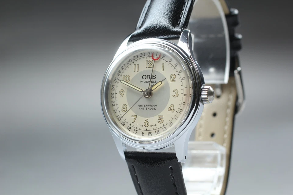 [Near MINT] ORIS Big Crown 302-7285B Pointer Date Silver Mens Hand Winding Watch - Image 3 of 4