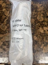15mm Slim CPAP Tubing – 6 Foot | Universal Fit | White | Lightweight & Flexible