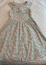 Georges Marciano GUESS Women's Vintage 80s Cotton Dress Floral Print