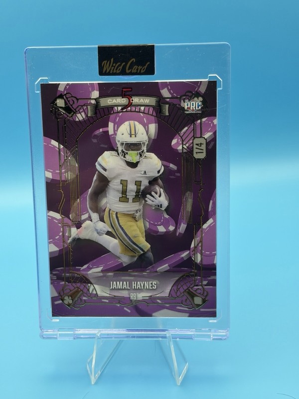 Jamal Haynes Wild Card 5 Card Draw PRC 1/4 Georgia Tech