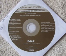 CD di reinstallazione Dell Windows Vista Business 32 bit SP2