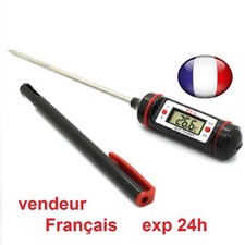 Thermomètre de Cuisson - Cuisine Numérique Digital Sonde Inox alimentaire BBQ