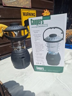 COOPERS 12 LED DYNAMO LANTERN BOXED (NEVER USED)