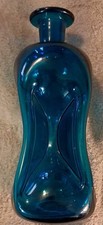 Holmegaard ‘Kluk Kluk’ Jacob Bang Handblown Blue Glass Decanter unsure  of brand
