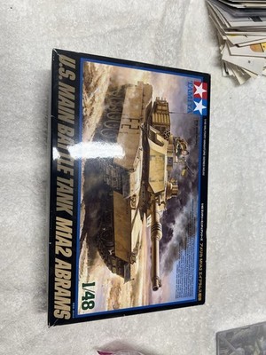 Tamiya 1/48 M1A2 Abrams U.S. Main Battle Tank Plastic Model Kit 32592