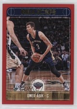 2017-18 Panini NBA Hoops Red 7/49 Omer Asik #162 05ks