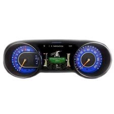 US Speedo Blue Wrangler JL/JT Gauge Face for Clusters 2018-2024