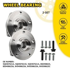 5Q0407621A Fits Audi Q3 F3B, F3N 1.4 1.5 2.0 2.0D 2018 On 2x Wheel Bearing Kit