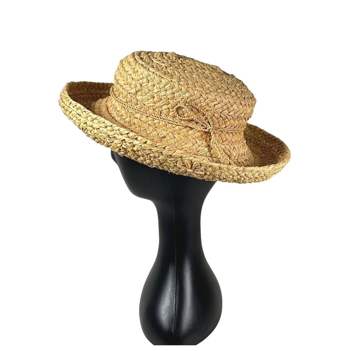 RARE like new Helen Kaminski raffia sun hat made Madagascar w bow & flower Helen Kaminski products for sale | eBay main image 2