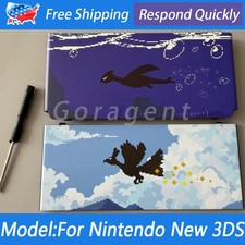 Set For Nintendo New 3DS 2015 Top and Bottom Battery Cover Housing Shell Case