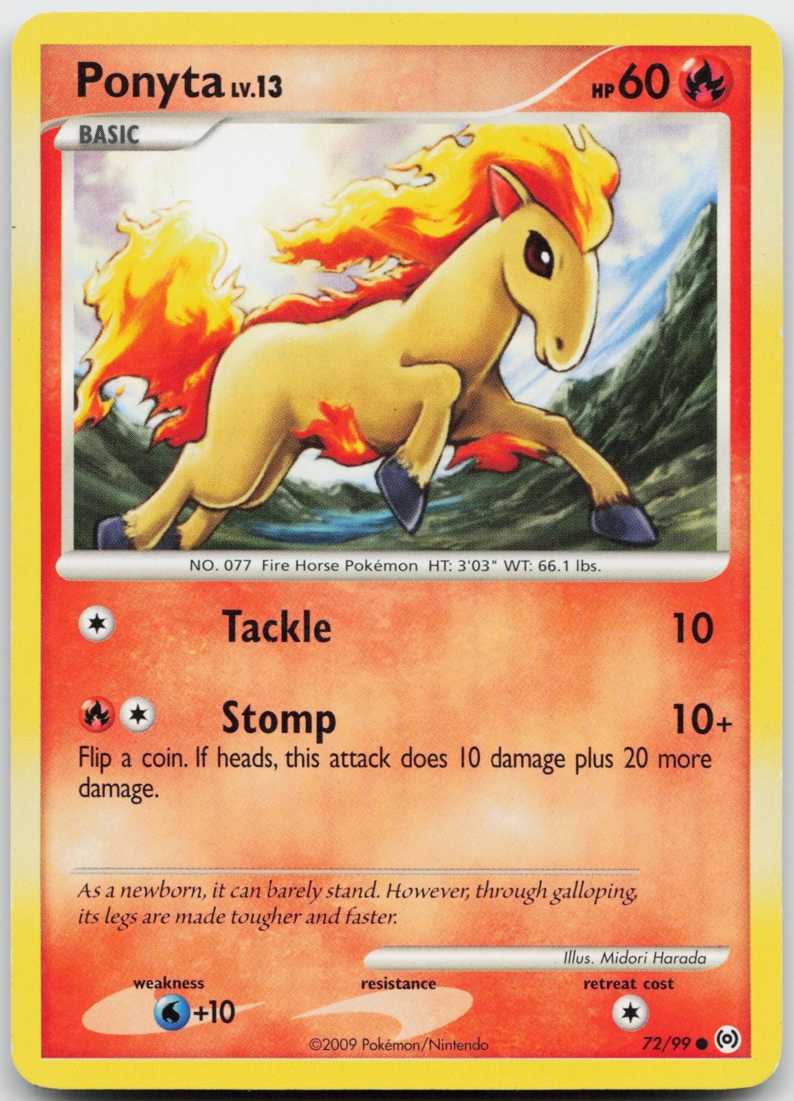 Ponyta 72/99 Pokemon Arceus - LP