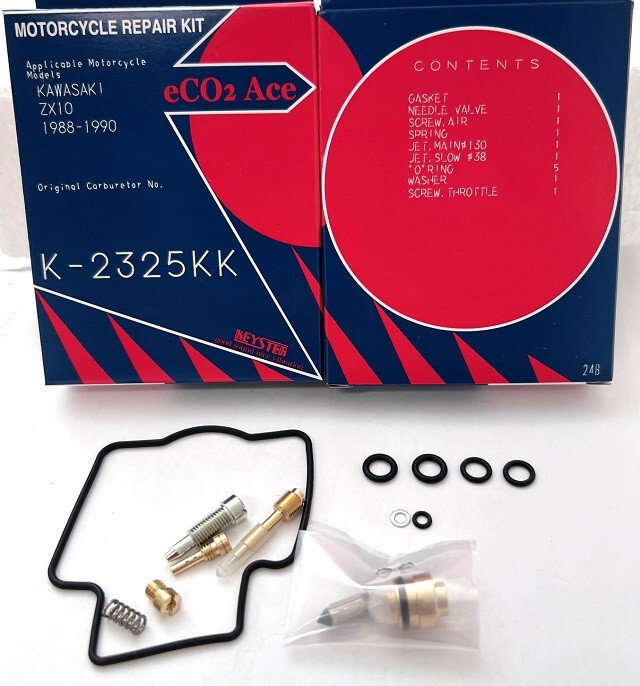 KAWASAKI ZX10 ZX-10 ZX1000 KEYSTER CARBURETOR REBUILD KITS 1988