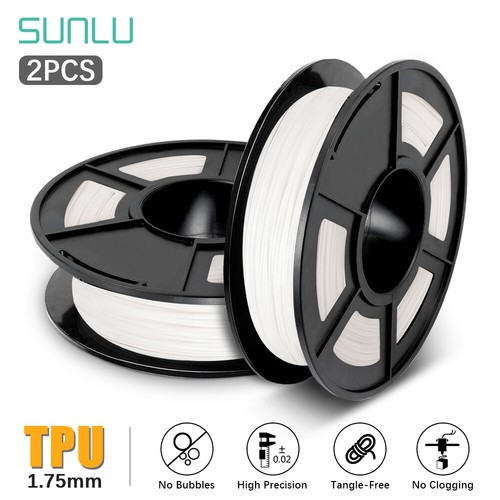 SUNLU 95A TPU 3D Drucker Filament 1.75mm TPU 0.5KG/ROLL For FDM 3D Printers Lot - Bild 13 von 24