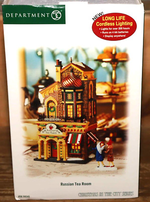 DEFECTIVE DEPT 56 RUSSIAN TEA ROOM 59245 CHRISTMAS IN THE CITY CIC VILLA G3D