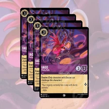 Lorcana: Iago Pretty Polly #40 - Into The Inklands - x4 - Playset