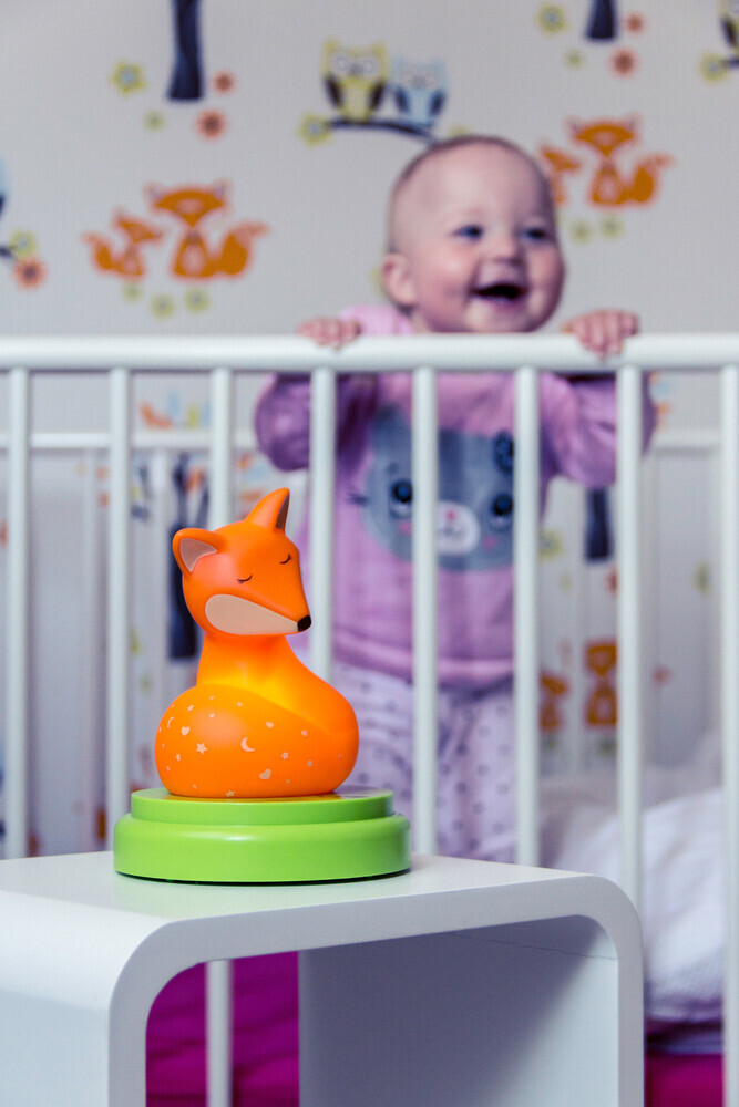 ANSMANN 1800-0060 KIDS Nach Llicht Fuchs Lampe Leuchte Kinder Schlaf Zimmer Baby