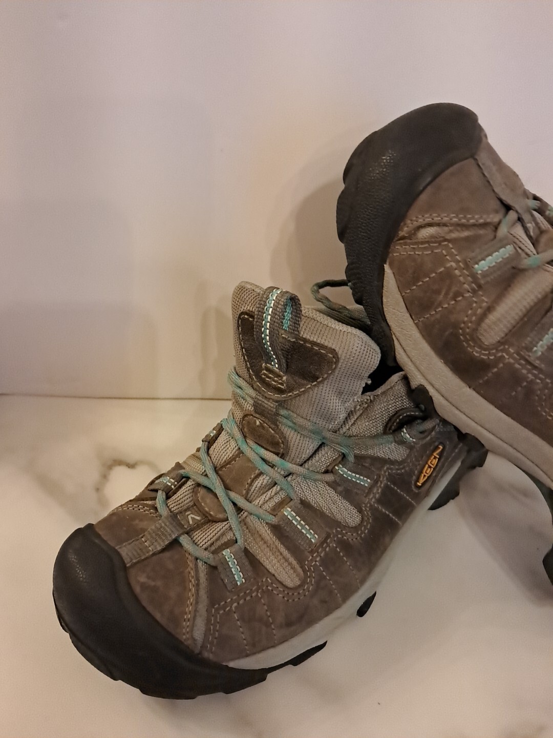 Scarpe da trekking impermeabili Keen Dry Targhee II stivali donna 8 5 marroni ottime condizioni