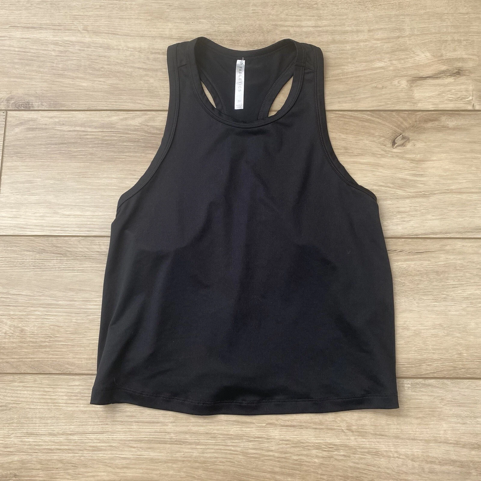 fabletics solid pullover athletics tank-top